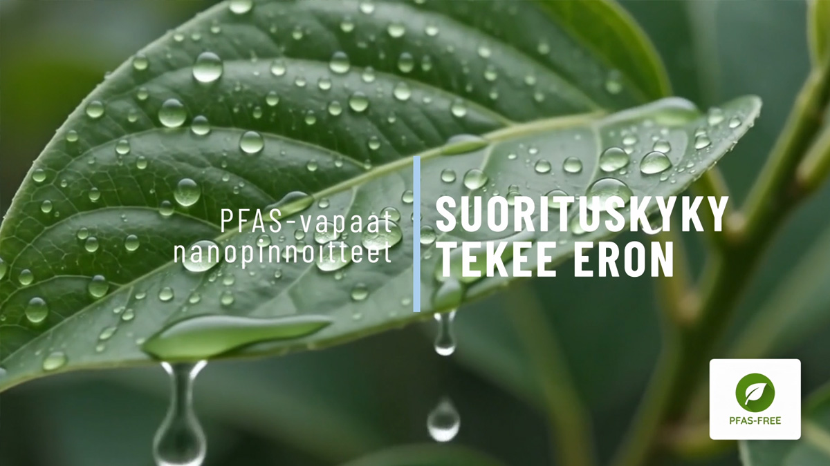 PFAS-vapaat nanopinnoitteet